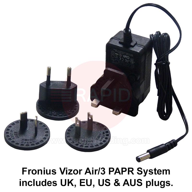 42,0510,0314  Fronius - Vizor Connect Auto Darkening Welding Helmet PAPR System, Shades 5-12